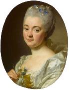 Alexandre Roslin Portrait of the artist Marie Therese Reboul oil